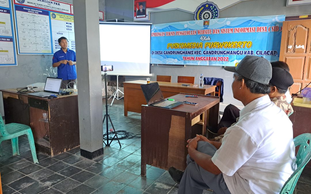 Bimbingan Teknis Pengelolaan Website dan Sistem Informasi Desa (SID) oleh PT. Puskomedia Indonesia