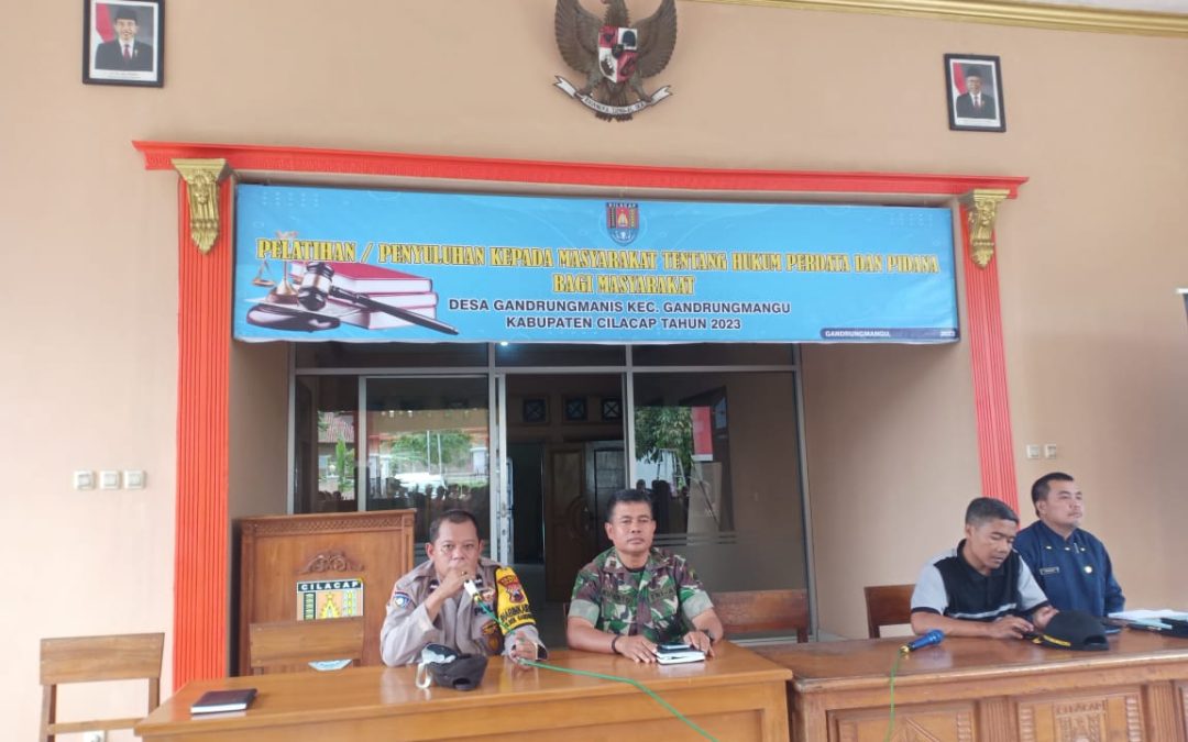 Pelatihan/Penyuluhan Tentang Hukum Perdata dan Hukum Pindana