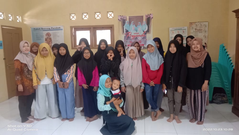 Kegiatan Posyandu Remaja Dusun Gandrungmanis Kidul