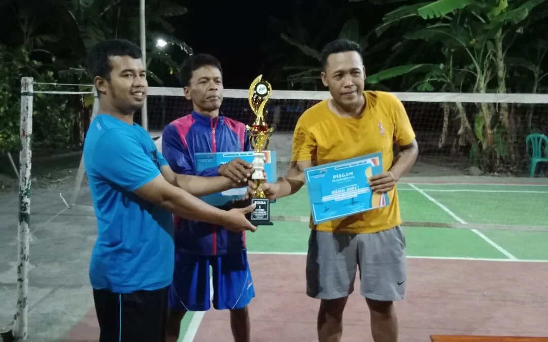 Pertandingan Bulutangkis Kadus Ganteng Cup Dalam Memperingati Maulid Nabi Muhammad SAW