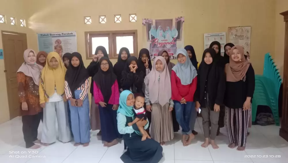 Kegiatan Posyandu Remaja Dusun Gandrungmanis Kidul